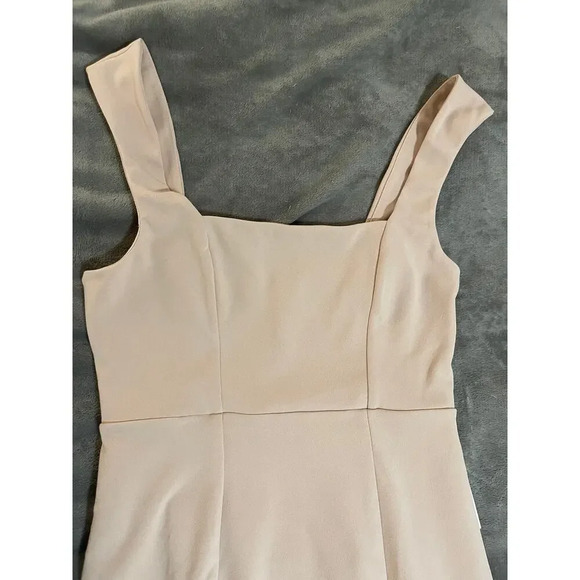 NWT Show Me Your MuMu Eden Midi‎ Dress Size Medium Dusty Blush Stretch Pink - Picture 6 of 10